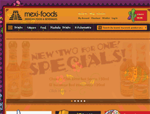 Tablet Screenshot of mexifoods.co.nz